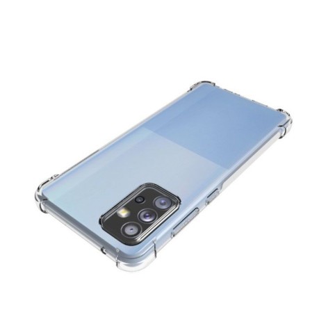 Противоударный чехол Thickening на Samsung Galaxy A72 - прозрачный