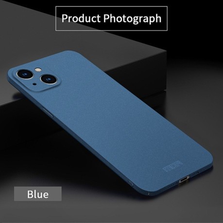 Ультратонкий чехол MOFI Fandun Series для iPhone 15 Plus - синий