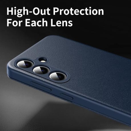Чехол-книжка Smart View Window Leather на Samsung Galaxy A57 5G — синий