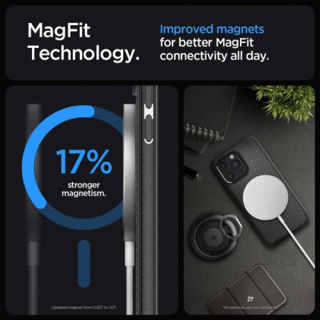 Оригинальный чехол Spigen Mag Armorc MagSafe для iPhone 15 Pro -  Matte Black
