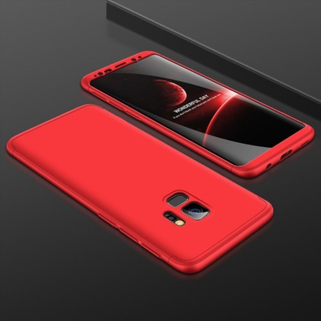 Чохол GKK Three Stage Splicing Full Coverage Samsung Galaxy S9+ Plus - червоний