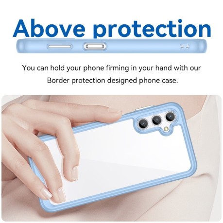 Протиударний чохол Colorful Series Acrylic для Samsung Galaxy A54 5G - синій