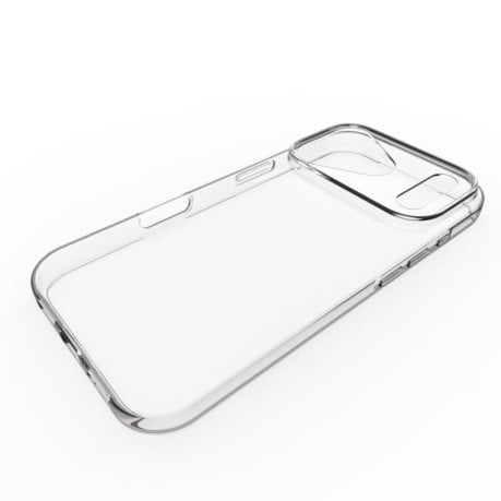 Силиконовый чехол Waterproof Texture на iPhone 17 Pro - прозрачный