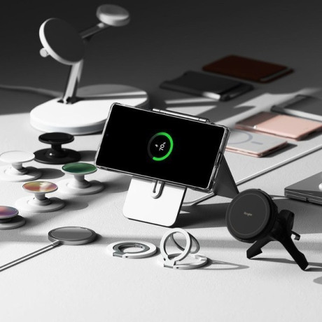 Оригинальный чехол Ringke Fusion MagSafe для Samsung Galaxy S25 Ultra - Clear