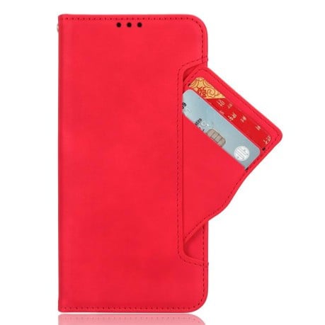 Чохол-книжка Skin Feel Calf на OnePlus 15 — червоний