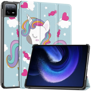 Чехол-книжка Custer Painted для Xiaomi Pad 6 / 6 Pro - Unicorn