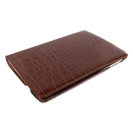 Чехол-книжка Crocodile Texture 360 Degree для iPad mini 1 / 2 / 3 - коричневый