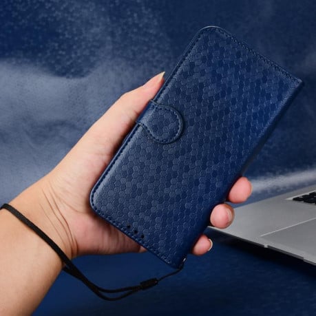 Чохол-книжка Honeycomb Dot для Infinix Note Edge 5G — синій