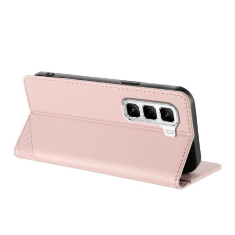 Чехол-книжка Embossed Multi-functional Wallet Retro Leather на Infinix Hot 50 Pro 4G - розовый