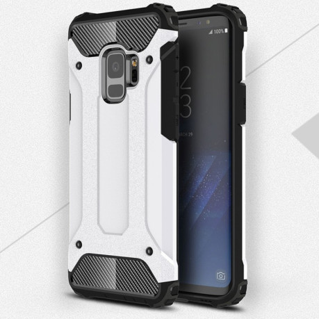 Противоударный Чехол Rugged Armor на Samsung Galaxy S9/G960  белый
