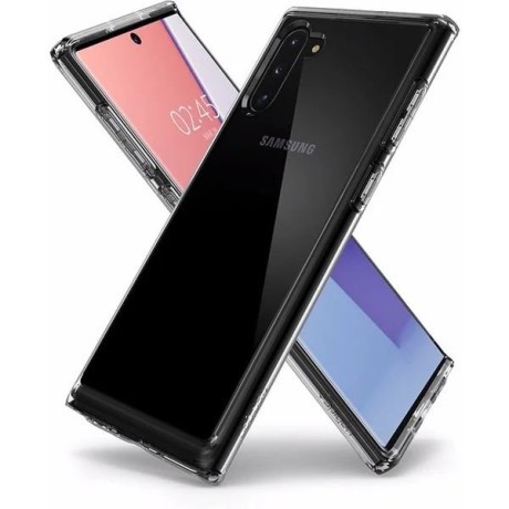 Оригинальный чехол Spigen Crystal Hybrid для Samsung Galaxy Note 10 Crystal Clear