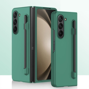 Протиударний чохол Integrated Skin Feel PC with Pen / Pen Box для Samsung Galaxy Fold 6 - зелений