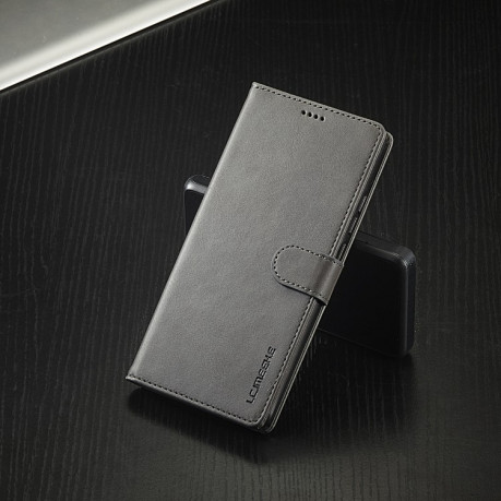 Чехол книжка LCIMEEKE Calf Texture на Xiaomi 14T - серый