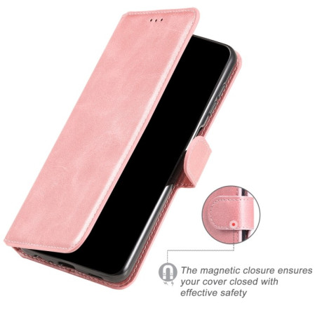 Чохол-книжка Classic Calf Texture для Samsung Galaxy M53 5G - рожеве золото