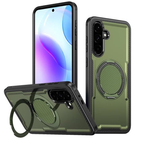 Чохол kalebol з MagSafe і підставкою 360 ° на Samsung Galaxy A17 5G - зелений