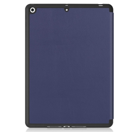 Чехол- книжка Custer Texture Horizontal Flip Smart на iPad 10.2- темно-синий