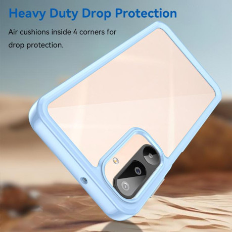 Противоударный чохол Colorful Acrylic Series для Samsung Galaxy M16 5G - синий