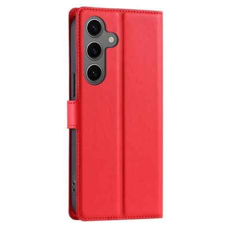 Чехол-книжка Voltage Side Buckle для Samsung Galaxy S24 FE 5G - красный