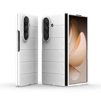 Силиконовый чехол Magic Flannel для Samsung Galaxy Fold 7 5G - белый