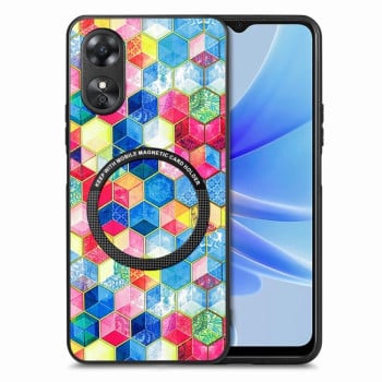 Противоударный чехол Colored Drawing (Magsafe) для OPPO A17 - Magic Space