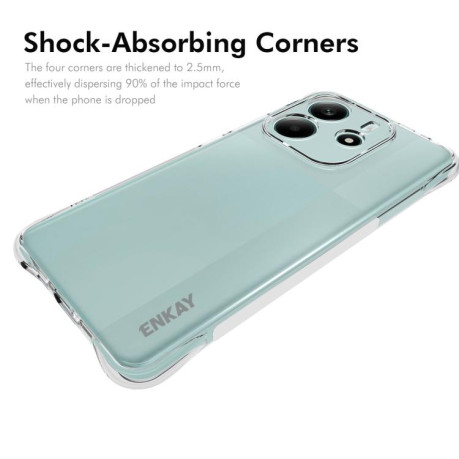 Чохол протиударний ENKAY Hat-Prince Transparent для Xiaomi Redmi Note 14 4G Global - прозоре