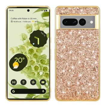 Ударозахисний чохол Glittery Powder на Google Pixel 8 Pro - золотий