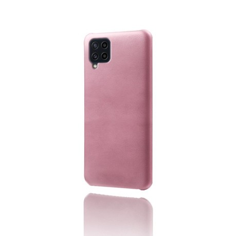 Противоударный чехол Calf Texture для Samsung Galaxy M22 - розовый