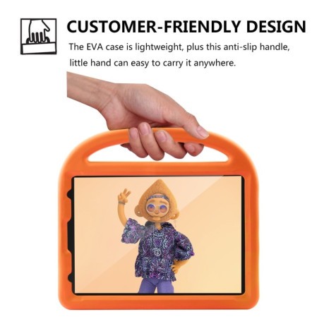 Противоударный чехол Sparrow Style  EVA Children's на iPad Pro 11 (2021/2020)/Air 10.9 2020/Pro 11 2018- оранжевый