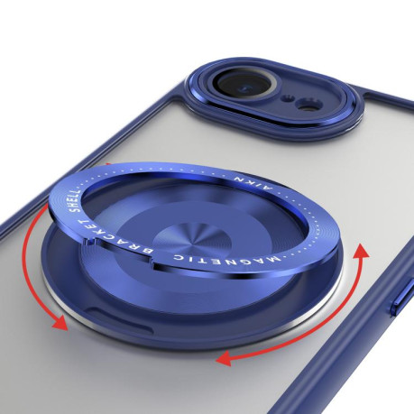 Протиударний чохол MagSafe Acrylic Hybrid для iPhone 16e - синій