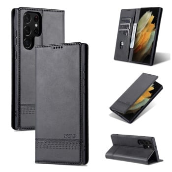 Чохол-книжка AZNS Magnetic Calf Samsung Galaxy S22 Ultra 5G - чорний
