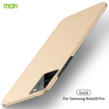 Ультратонкий чехол MOFI Frosted на Samsung Galaxy Note20 Ultra - золотой