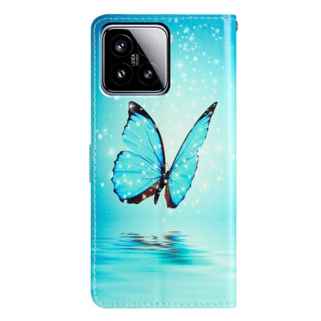 Чохол-книжка Colored Drawing Pattern для Xiaomi 15 - Butterfly