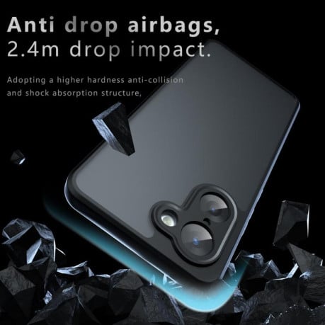 Чохол Armor Precise Hole гібрид на OnePlus Ace 5 Racing / Nord CE5 - чорний