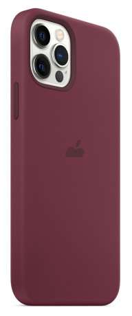 Силіконовий чохол Silicone Case Plum на iPhone 12 Pro Max (без MagSafe) - преміальна якість