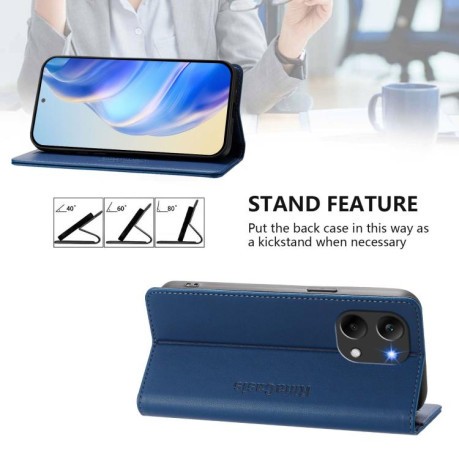 Чохол-книжка RC01 Dual-Folded Magnetic Suction RFID на Xiaomi Redmi Turbo 5 Max / Poco X8 Pro Max — темно-синій