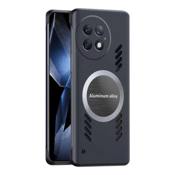 Противоударный чехол All-inclusive Lens Frameless Graphene Cooling для OnePlus 13 - черный