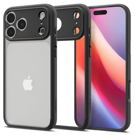 Оригинальный чехол Spigen Ultra Hybrid на iPhone 17 Pro - Matte Black