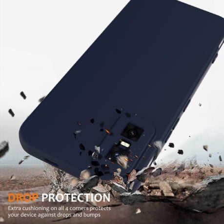 Силіконовий чохол Shockproof Silicone з Magsafe на Infinix GT 30 Pro - синій