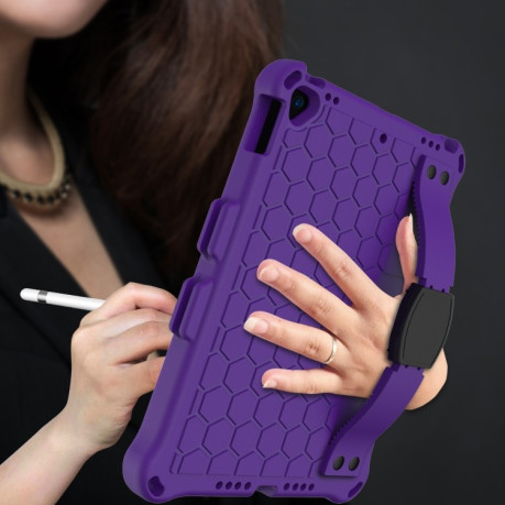 Противоударный чехол Honeycomb Design на  iPad Pro 10.5/Air 2019 - фиолетовый