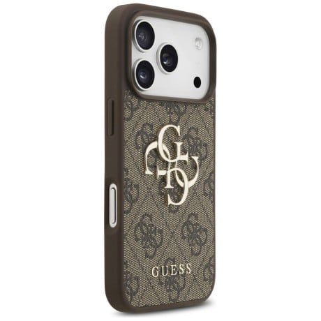 Оригинальный чехол Guess 4G Big Logo на iPhone 17 Pro - Brown