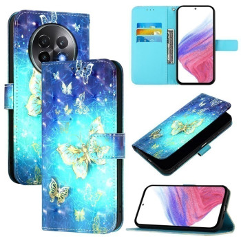 Чехол-книжка 3D Painting для Realme 13+ 5G/13 Pro 5G/13 Pro+ - Butterfly