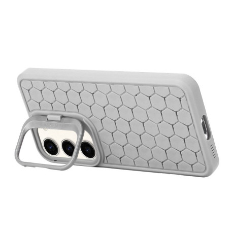 Протиударний чохол Honeycomb Radiating Holder TPU для Samsung Galaxy A35 5G - сірий