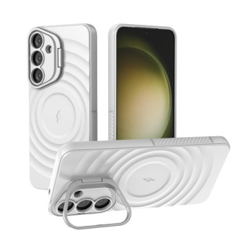 Чохол Samsung Galaxy S25+ 5G MagSafe для Samsung Galaxy S25 5G - білий