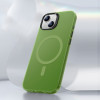 Противоударный чехол Benks Magsafe Magnetic для iPhone 15 - зеленый