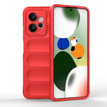 Силиконовый чехол Magic Flannel для Xiaomi Redmi Note 12 4G - красный