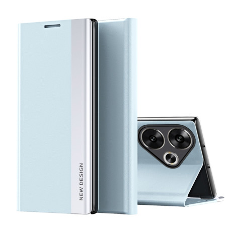 Чехол-книжка Electroplated Ultra-Thin для Xiaomi Poco F6 - синий