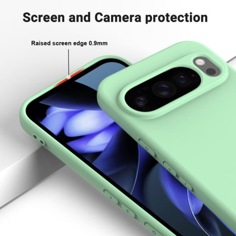 Силіконовий чохол Solid Color Liquid Silicone на Google Pixel 10 Pro XL - зелений