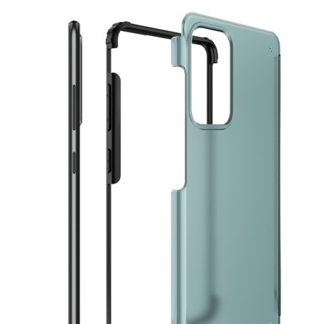 Ударозащитный чехол Four-corner на Samsung Galaxy A72 - зеленый