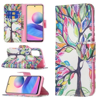 Чохол-книжка Colored Drawing Pattern для Xiaomi Poco M3 Pro/Redmi Note 10 5G/10T/11 SE - Tree Life