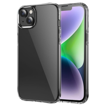 Противоударный чехол Shockproof Transparent TPU на iPhone 15 Plus - прозрачный